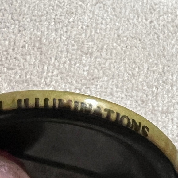 Fairy Garden Pin with Pink and Green Design Illuminations 1981. WA509 - Picture 4 of 5